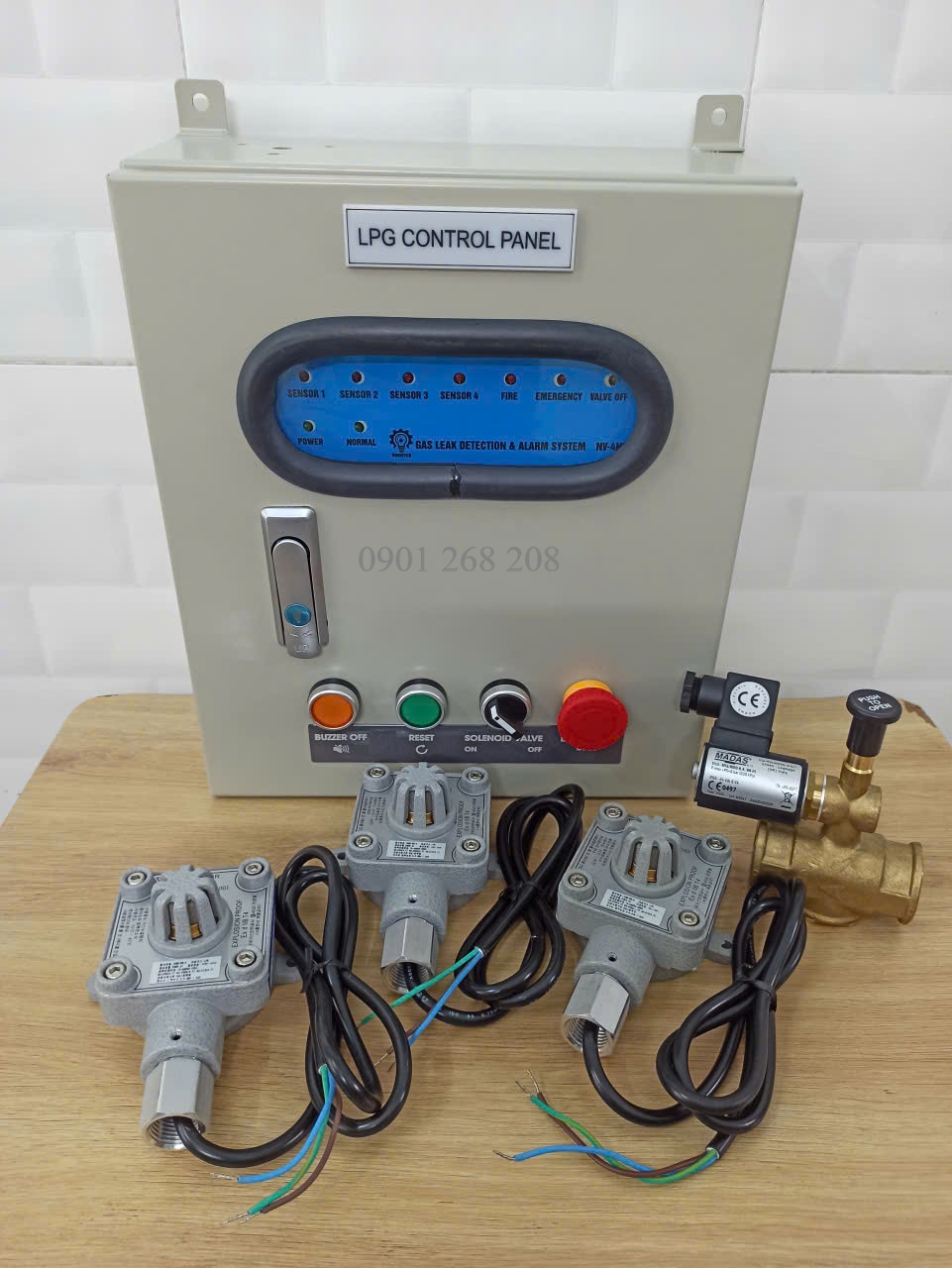 tu báo ngắt gas tu dong 3 kenh viet nam